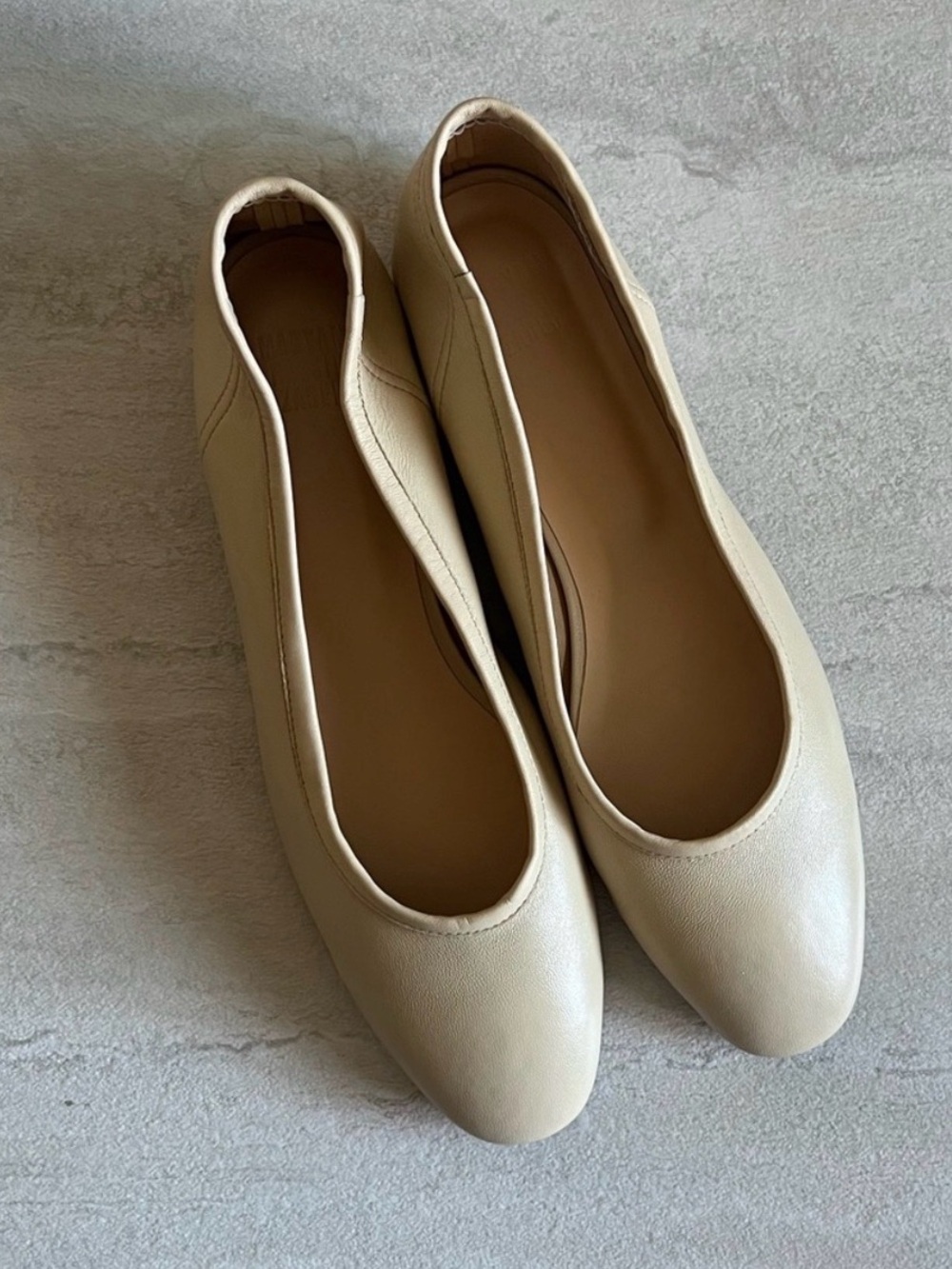 Maryam Nassir Zadeh Brand New Serafina Flats in Bulgur - Picture 9 of 15